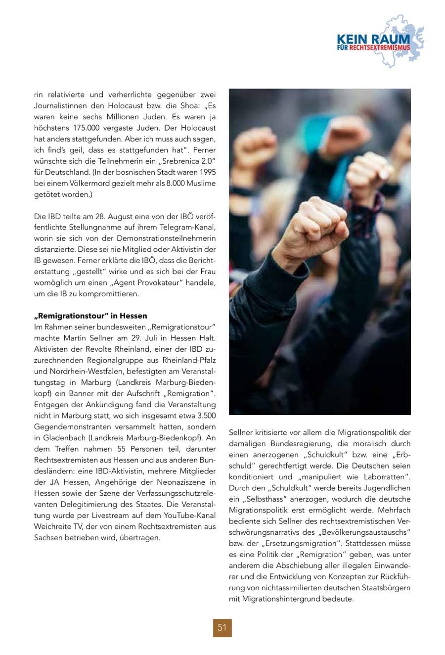 Seite 51 des Verfassungsschutzbericht 2024 Hessen