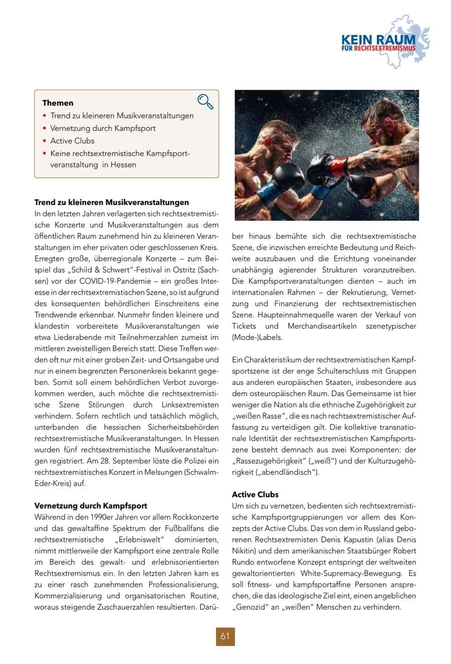 Seite 61 des Verfassungsschutzbericht 2024 Hessen