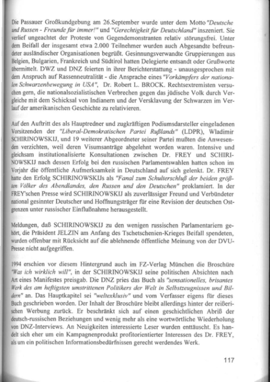 Seite 120 des Verfassungsschutzbericht 1994 Hamburg