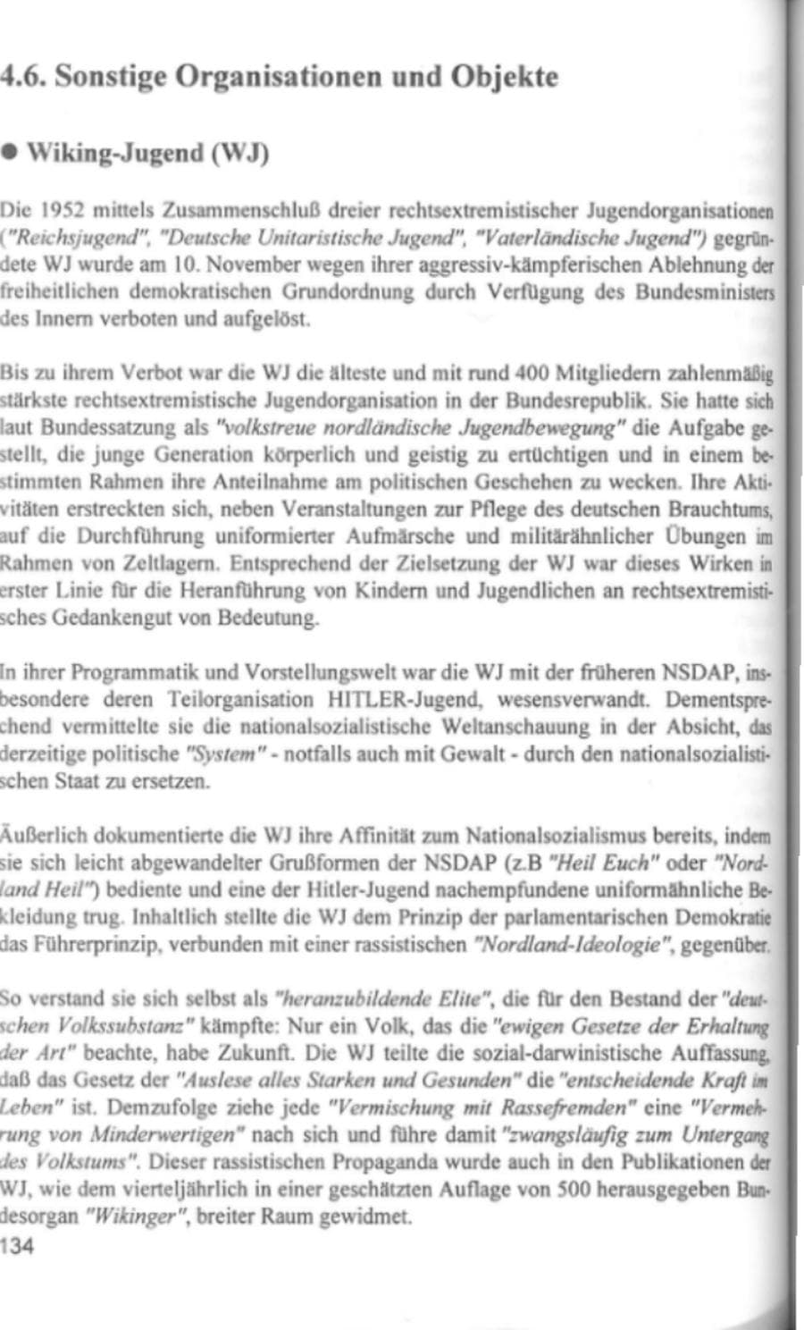 Seite 137 des Verfassungsschutzbericht 1994 Hamburg