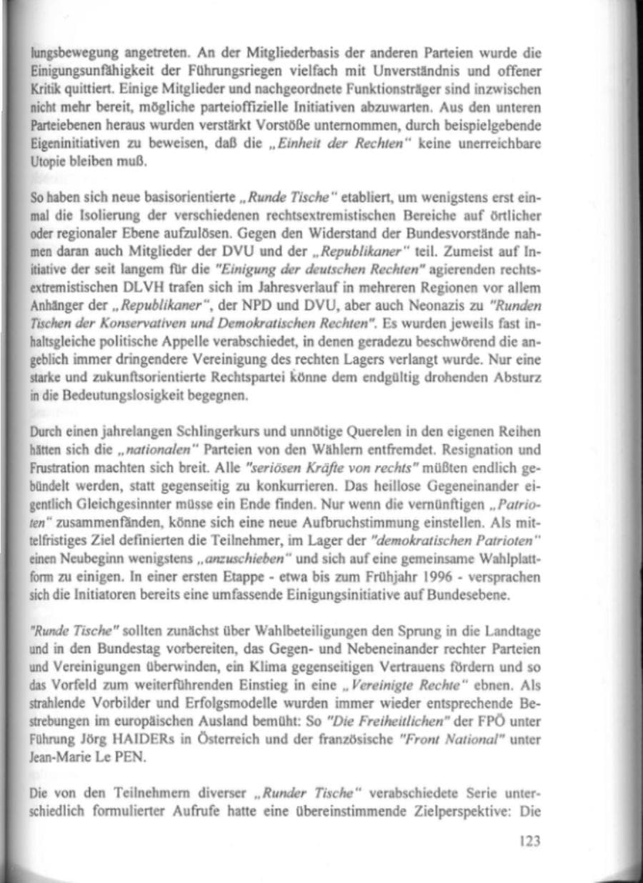 Seite 128 des Verfassungsschutzbericht 1995 Hamburg