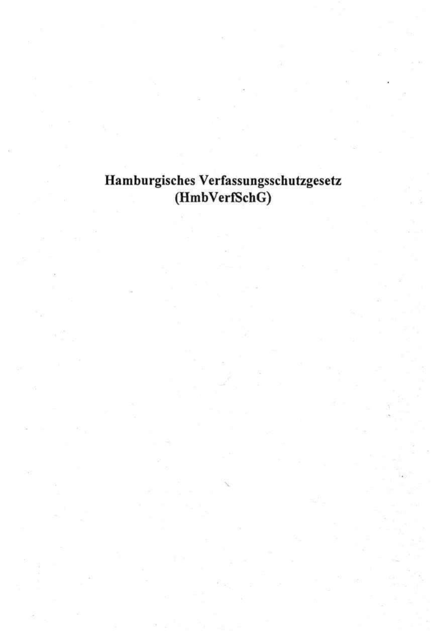 Seite 262 des Verfassungsschutzbericht 1996 Hamburg