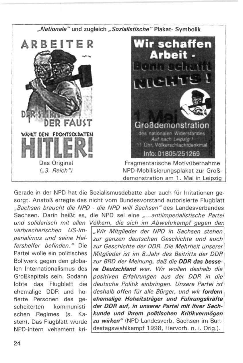 Seite 24 des Verfassungsschutzbericht 1998 Hamburg