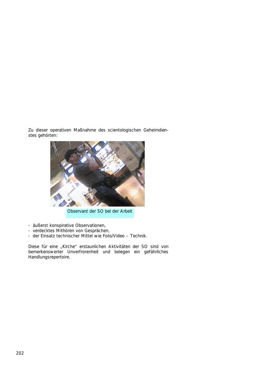 Seite 202 des Verfassungsschutzbericht 2000 Hamburg