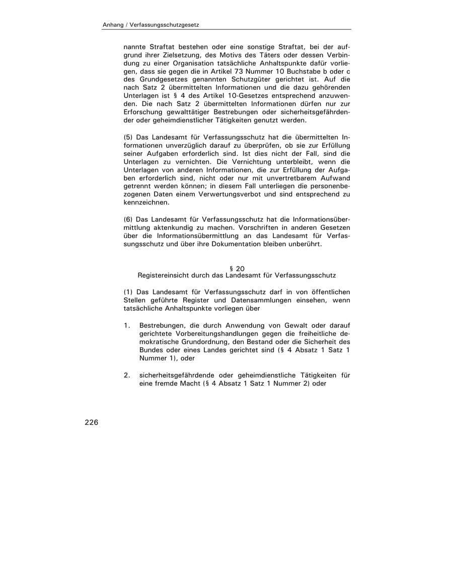 Seite 227 des Verfassungsschutzbericht 2003 Hamburg