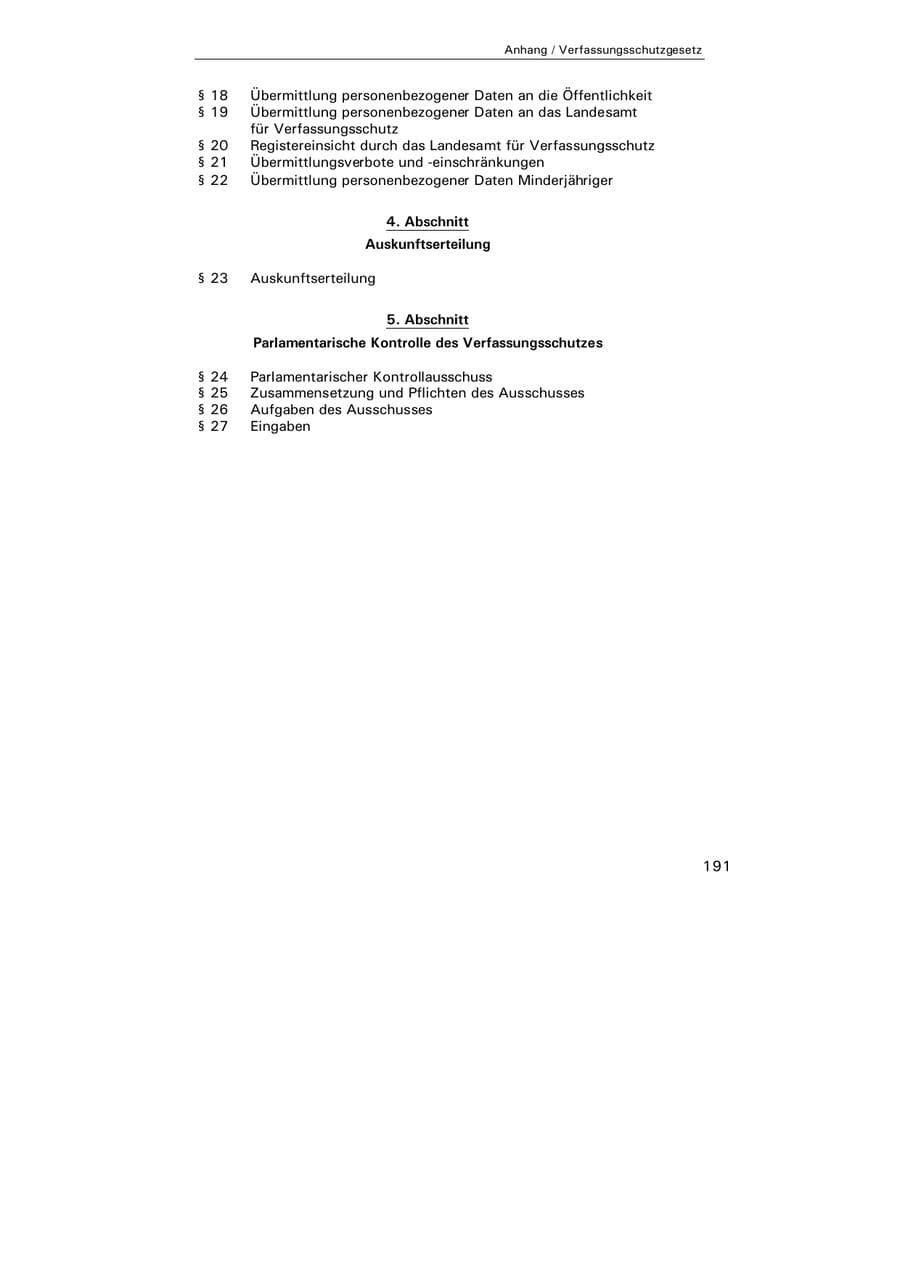 Seite 192 des Verfassungsschutzbericht 2004 Hamburg