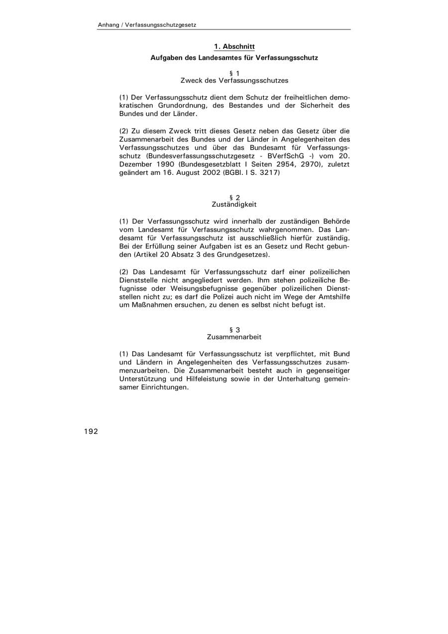 Seite 193 des Verfassungsschutzbericht 2004 Hamburg