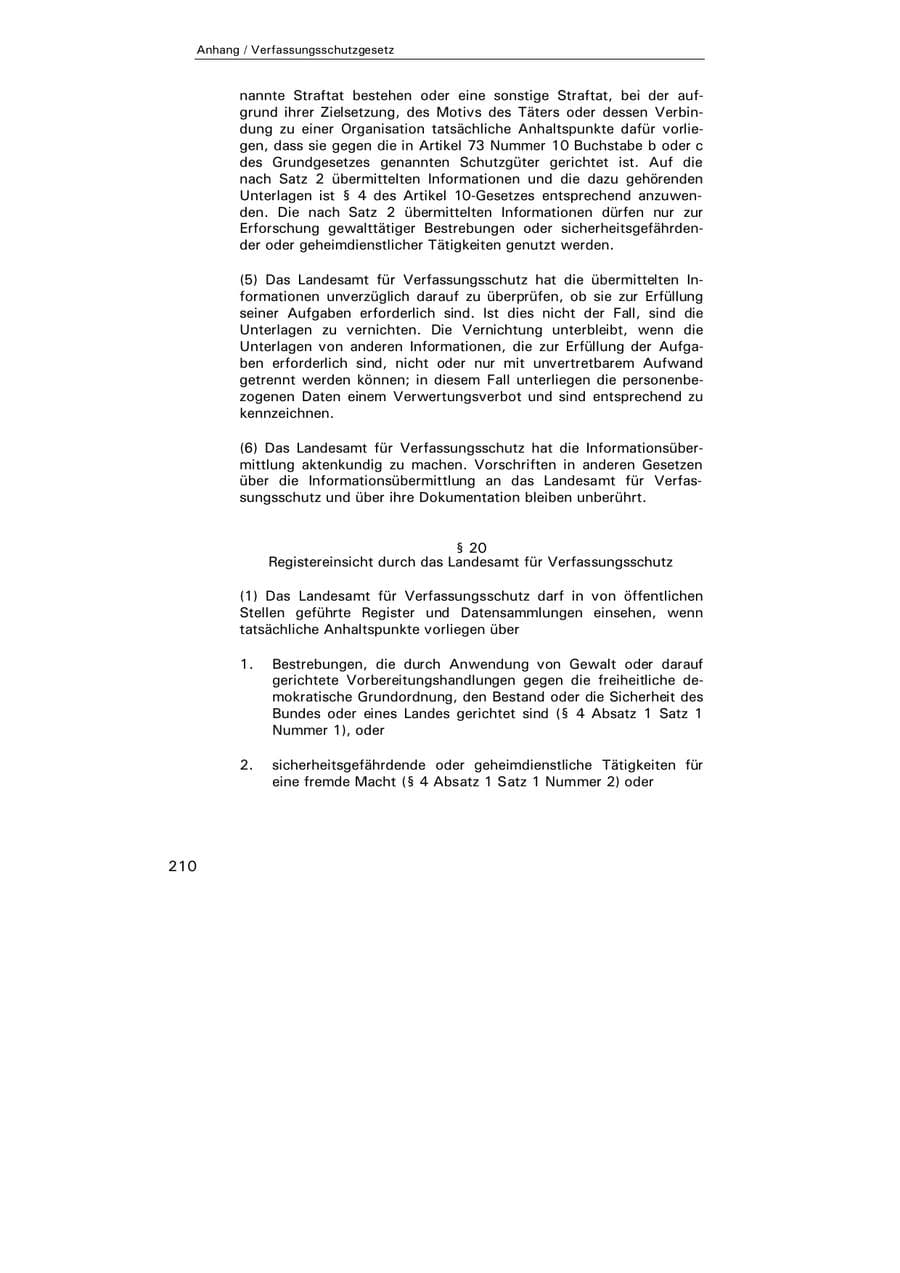 Seite 211 des Verfassungsschutzbericht 2004 Hamburg