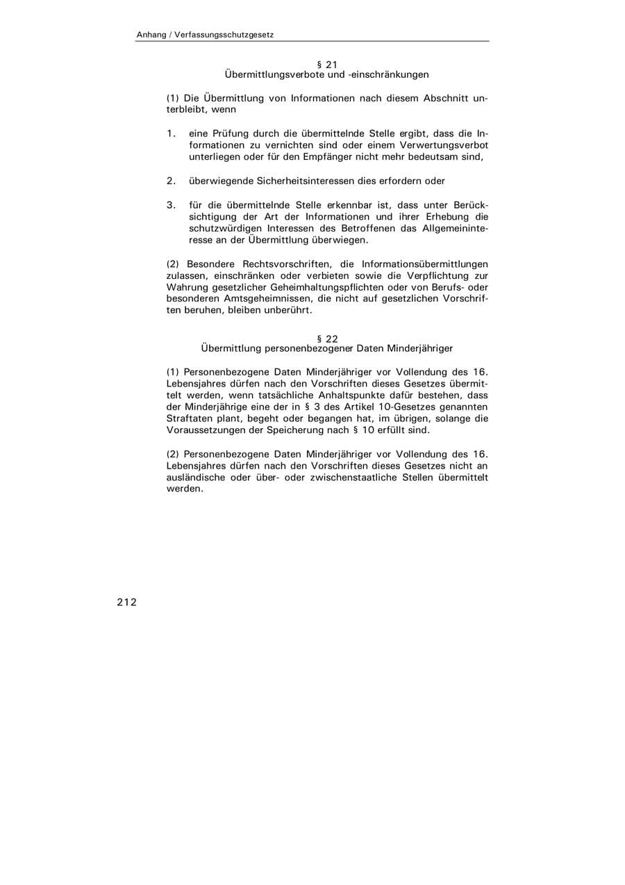 Seite 213 des Verfassungsschutzbericht 2004 Hamburg