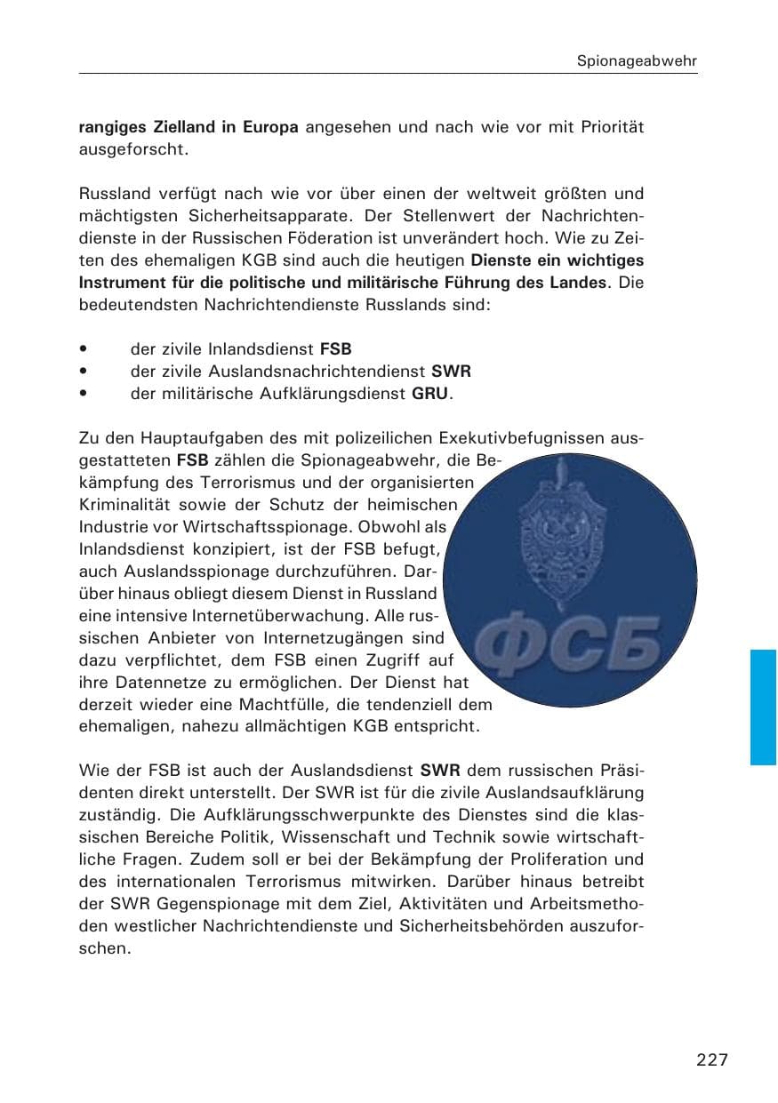 Seite 227 des Verfassungsschutzbericht 2005 Hamburg