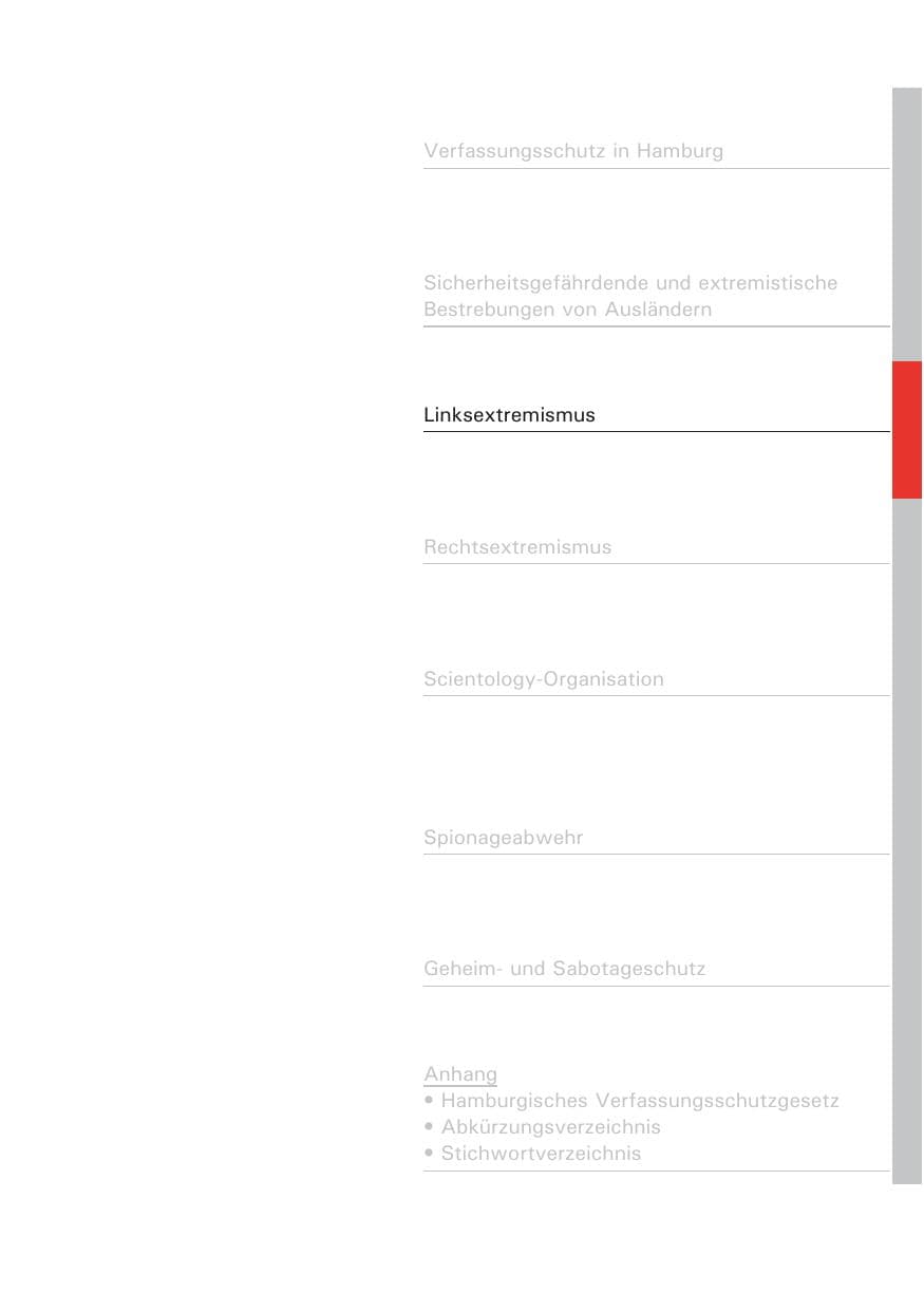 Seite 95 des Verfassungsschutzbericht 2005 Hamburg