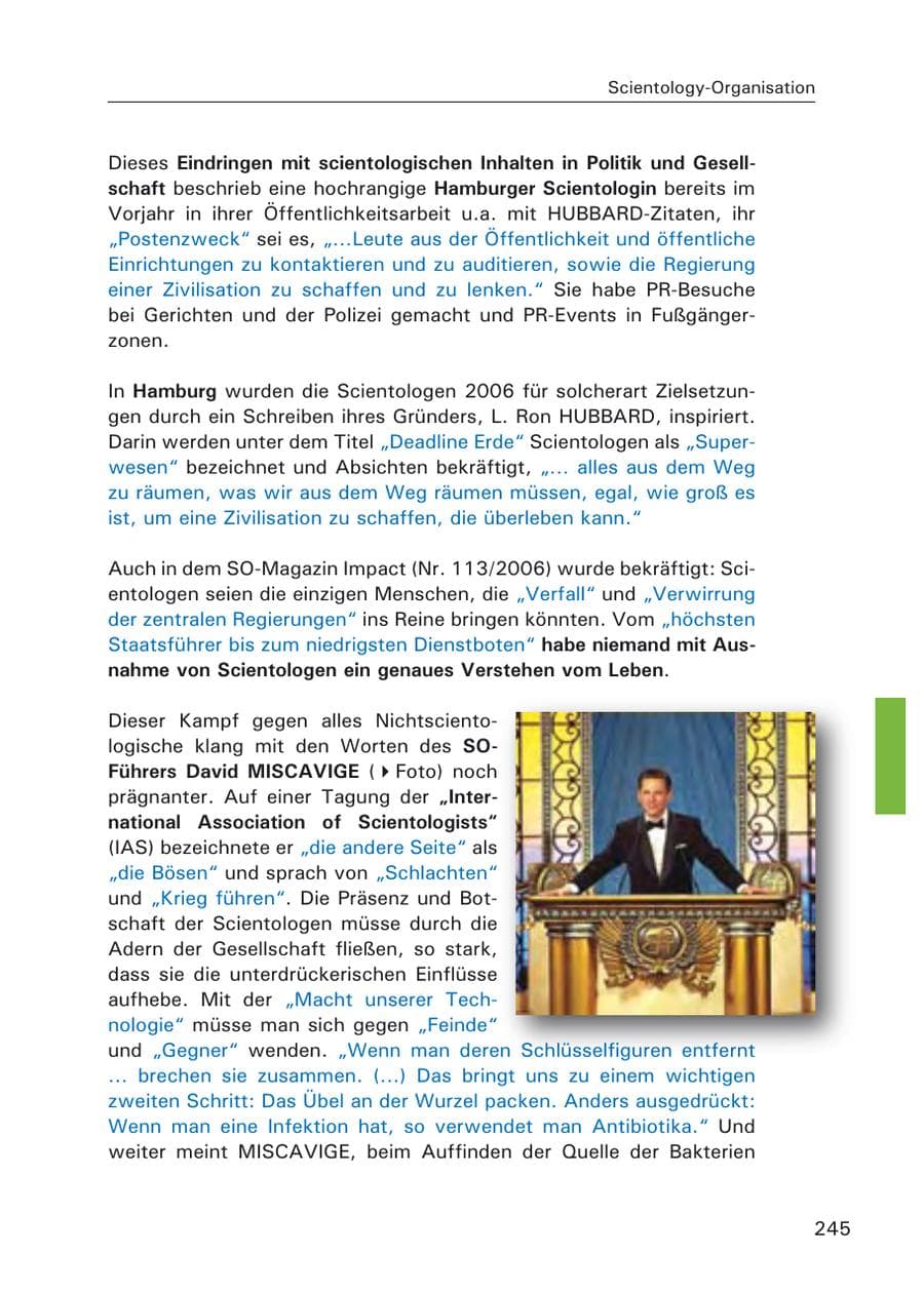 Seite 247 des Verfassungsschutzbericht 2006 Hamburg