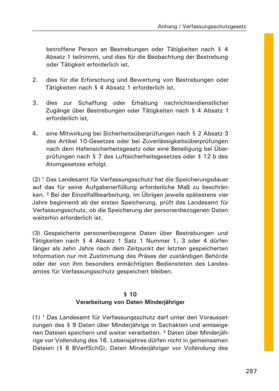 Seite 289 des Verfassungsschutzbericht 2006 Hamburg