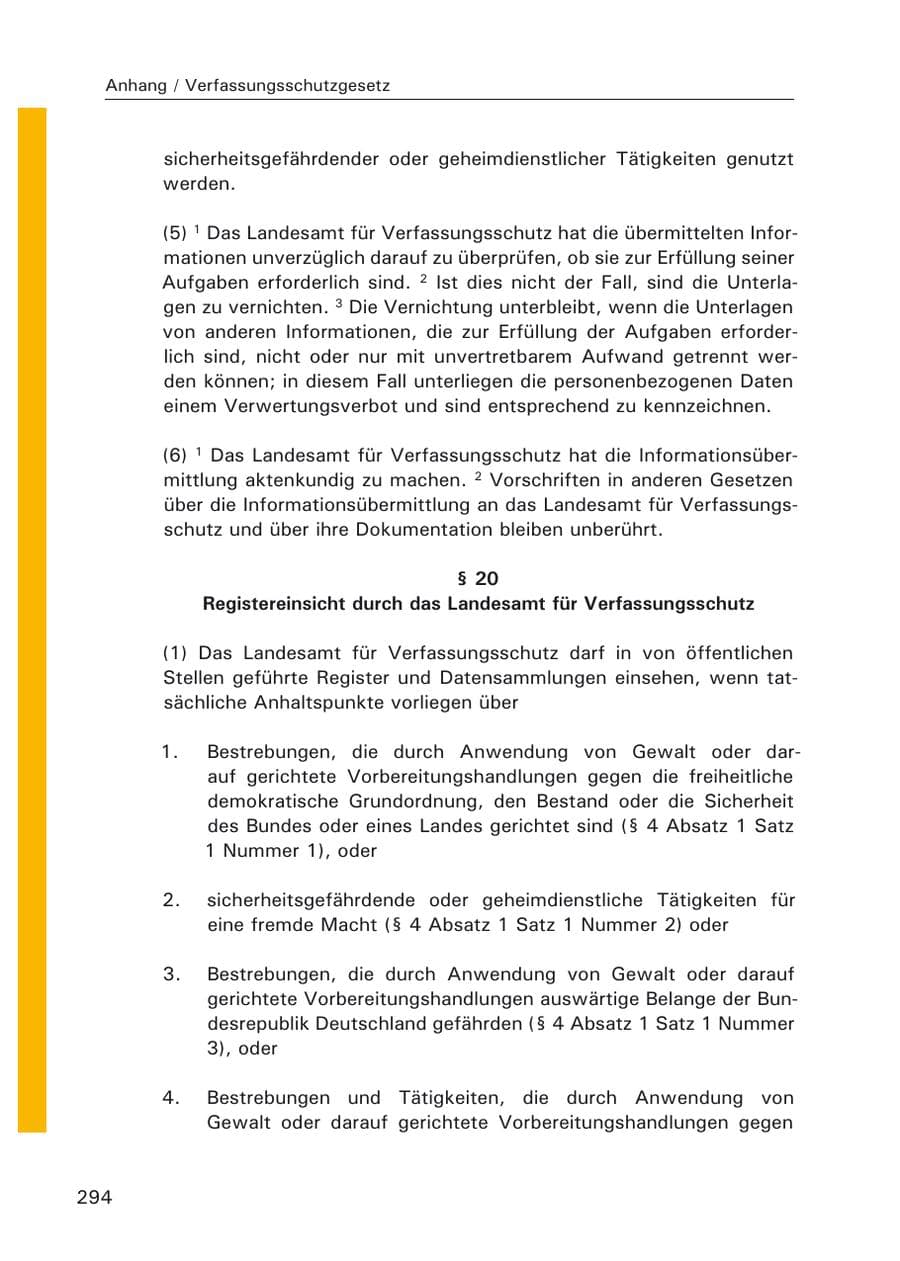 Seite 296 des Verfassungsschutzbericht 2006 Hamburg