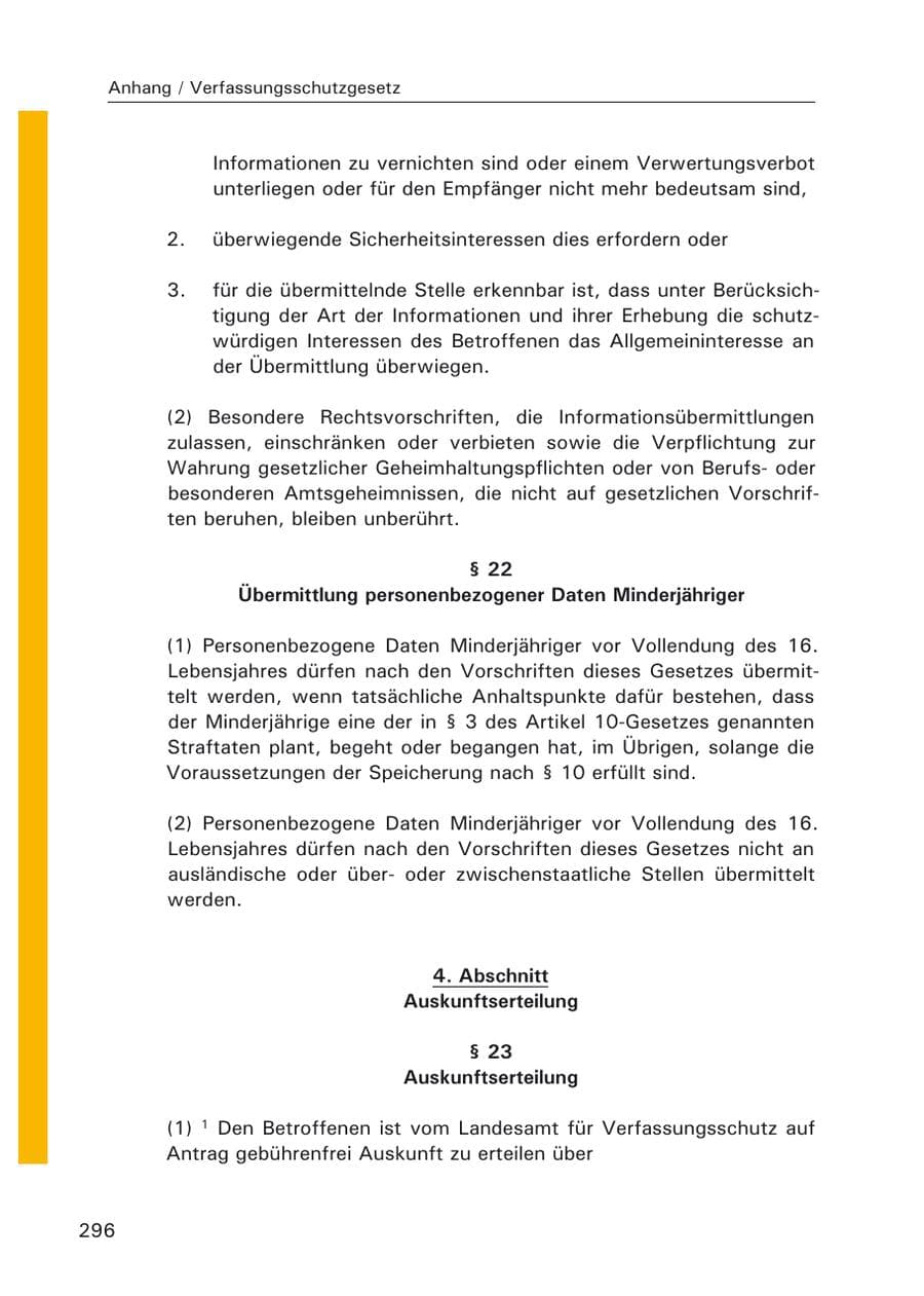 Seite 298 des Verfassungsschutzbericht 2006 Hamburg