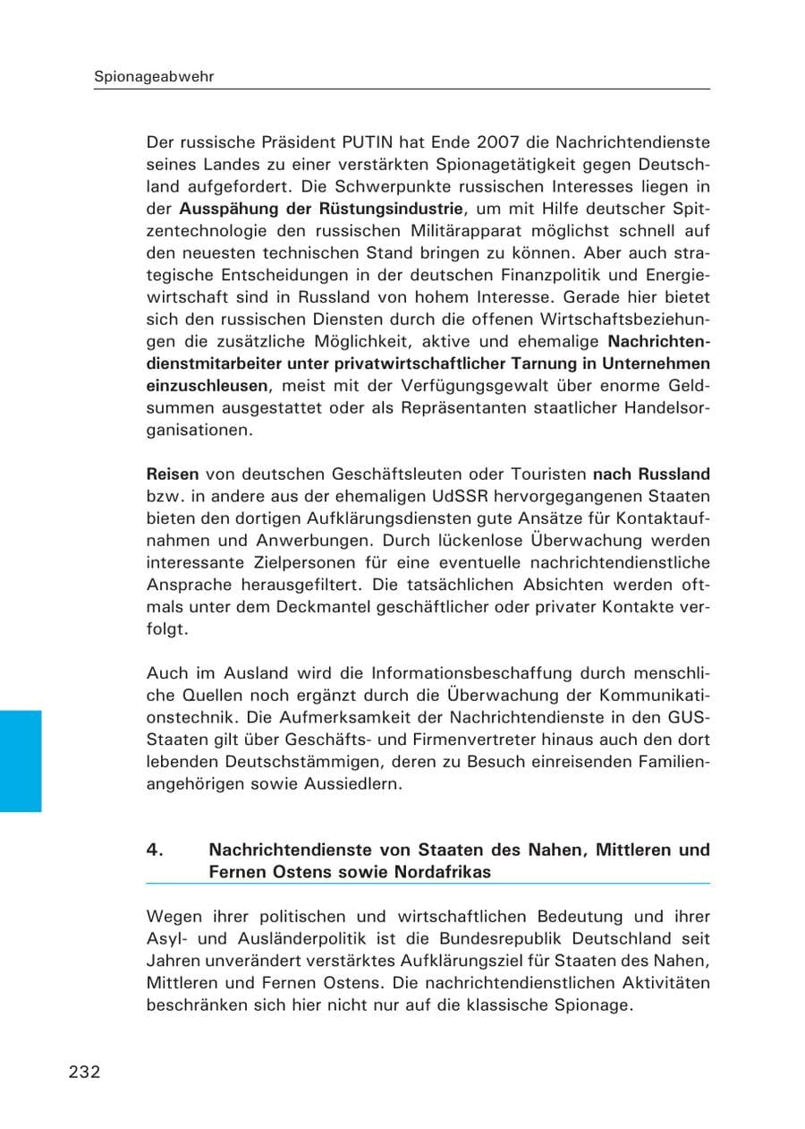 Seite 234 des Verfassungsschutzbericht 2007 Hamburg
