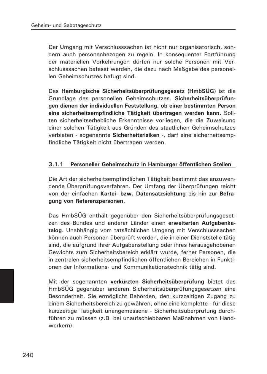 Seite 242 des Verfassungsschutzbericht 2007 Hamburg