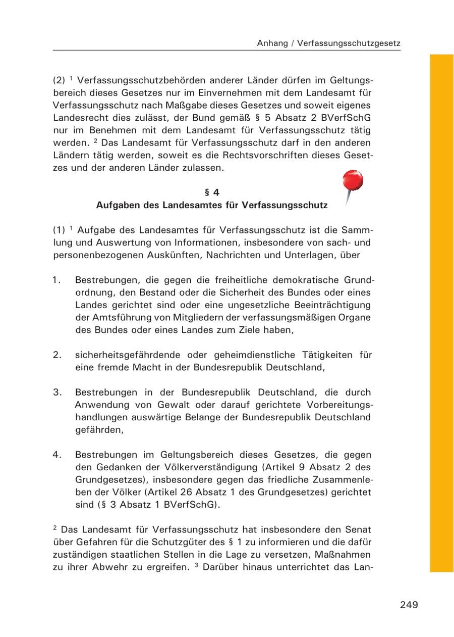 Seite 251 des Verfassungsschutzbericht 2007 Hamburg