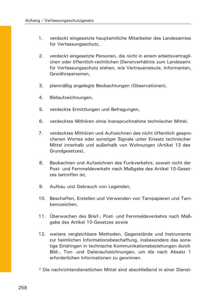 Seite 260 des Verfassungsschutzbericht 2007 Hamburg