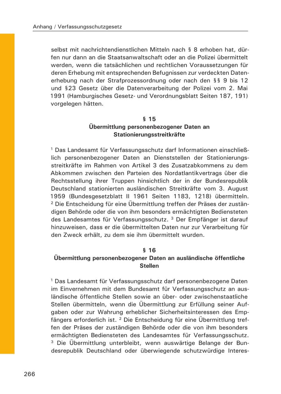 Seite 268 des Verfassungsschutzbericht 2007 Hamburg