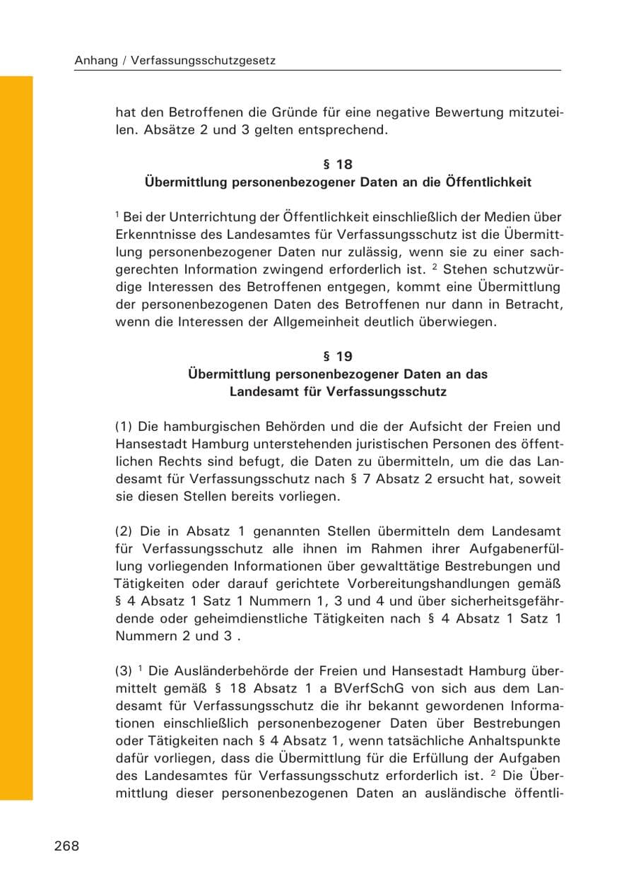 Seite 270 des Verfassungsschutzbericht 2007 Hamburg