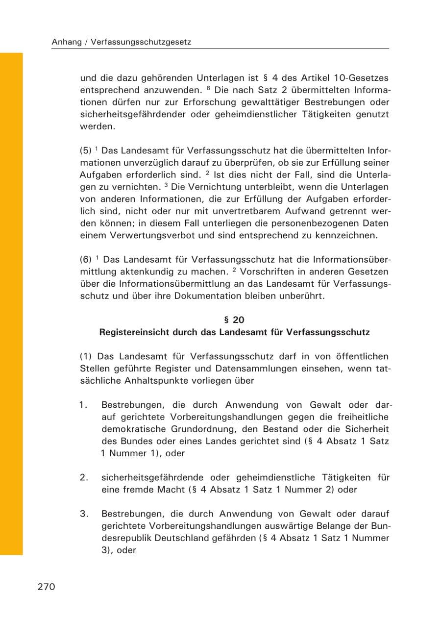 Seite 272 des Verfassungsschutzbericht 2007 Hamburg