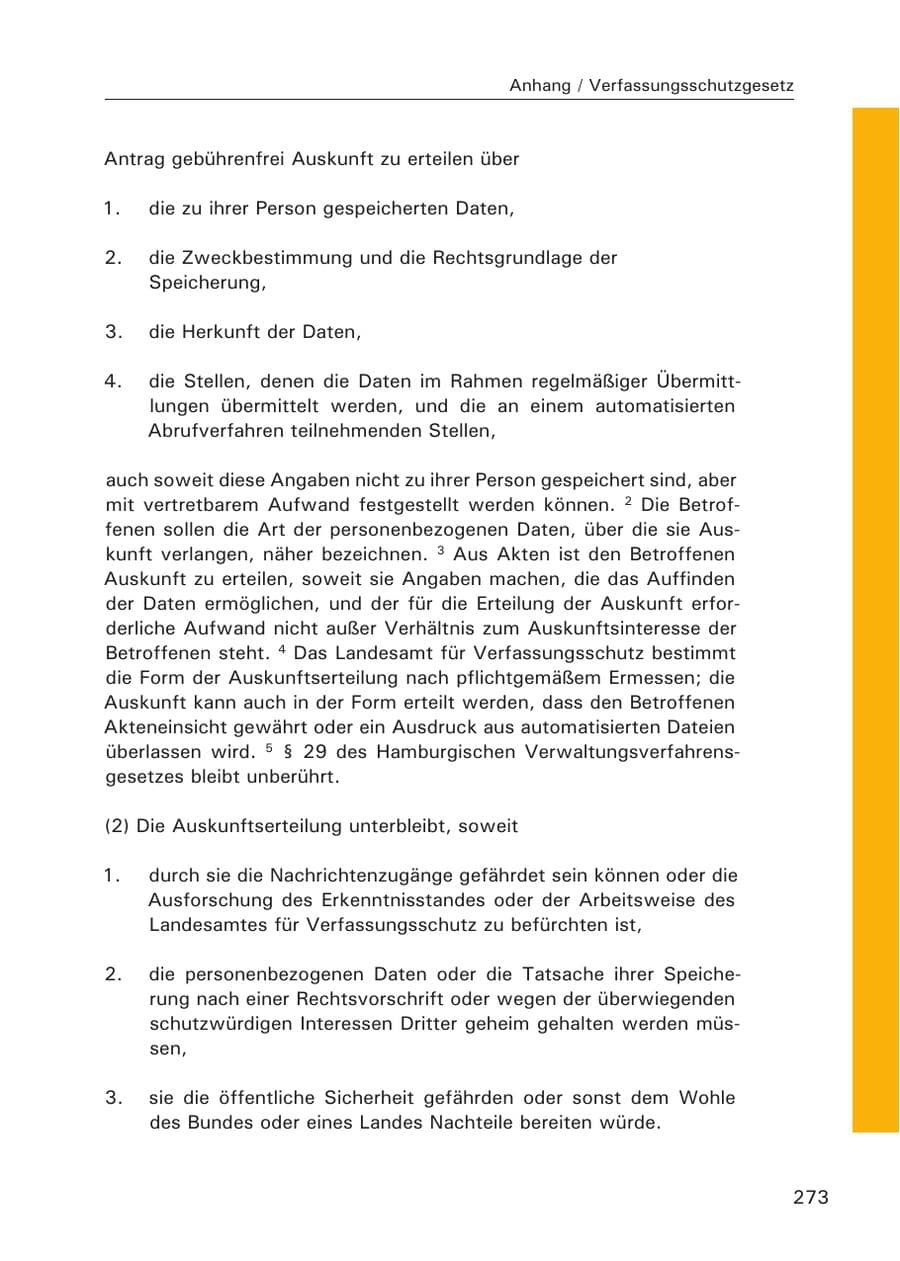 Seite 275 des Verfassungsschutzbericht 2007 Hamburg