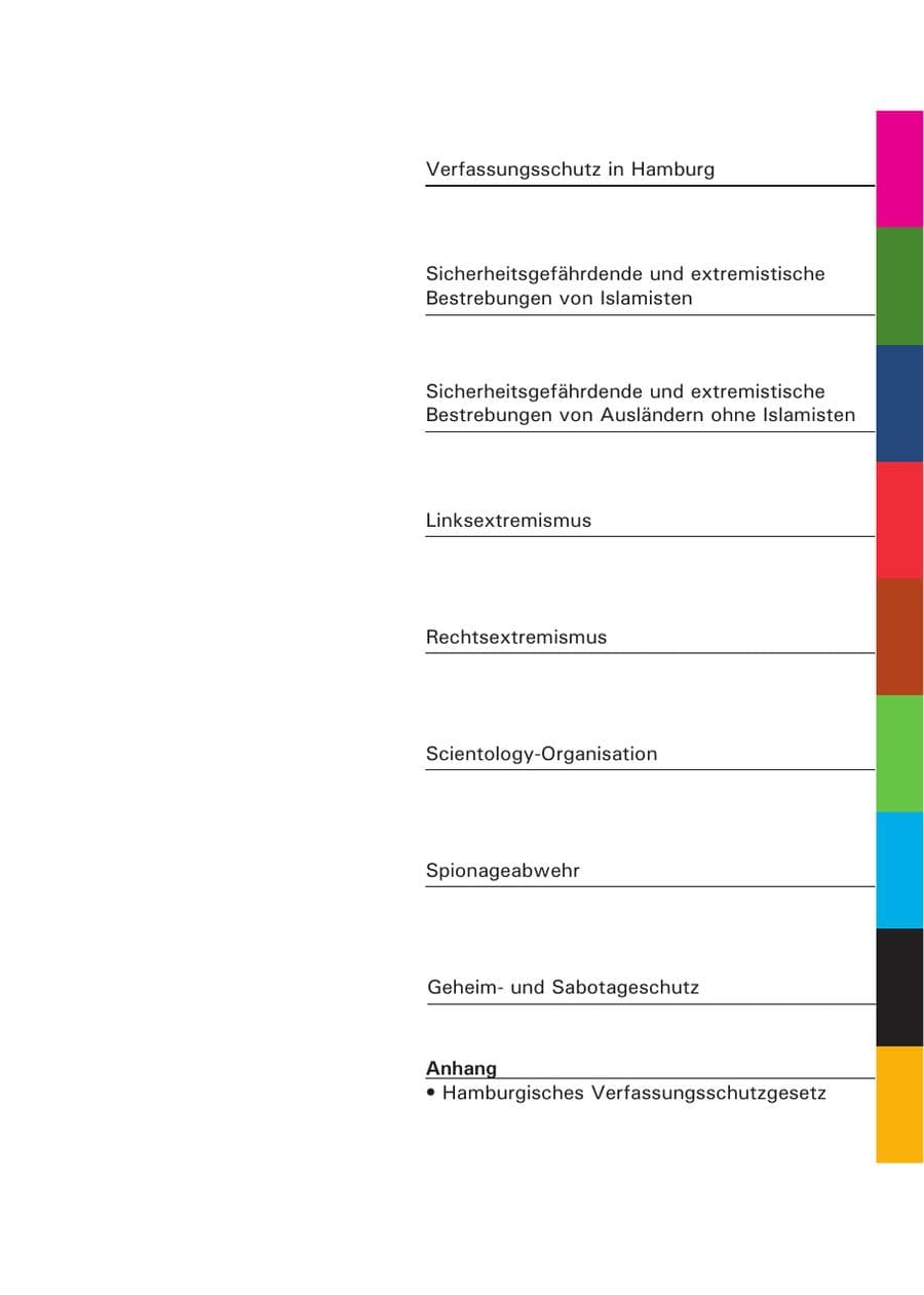 Seite 9 des Verfassungsschutzbericht 2007 Hamburg