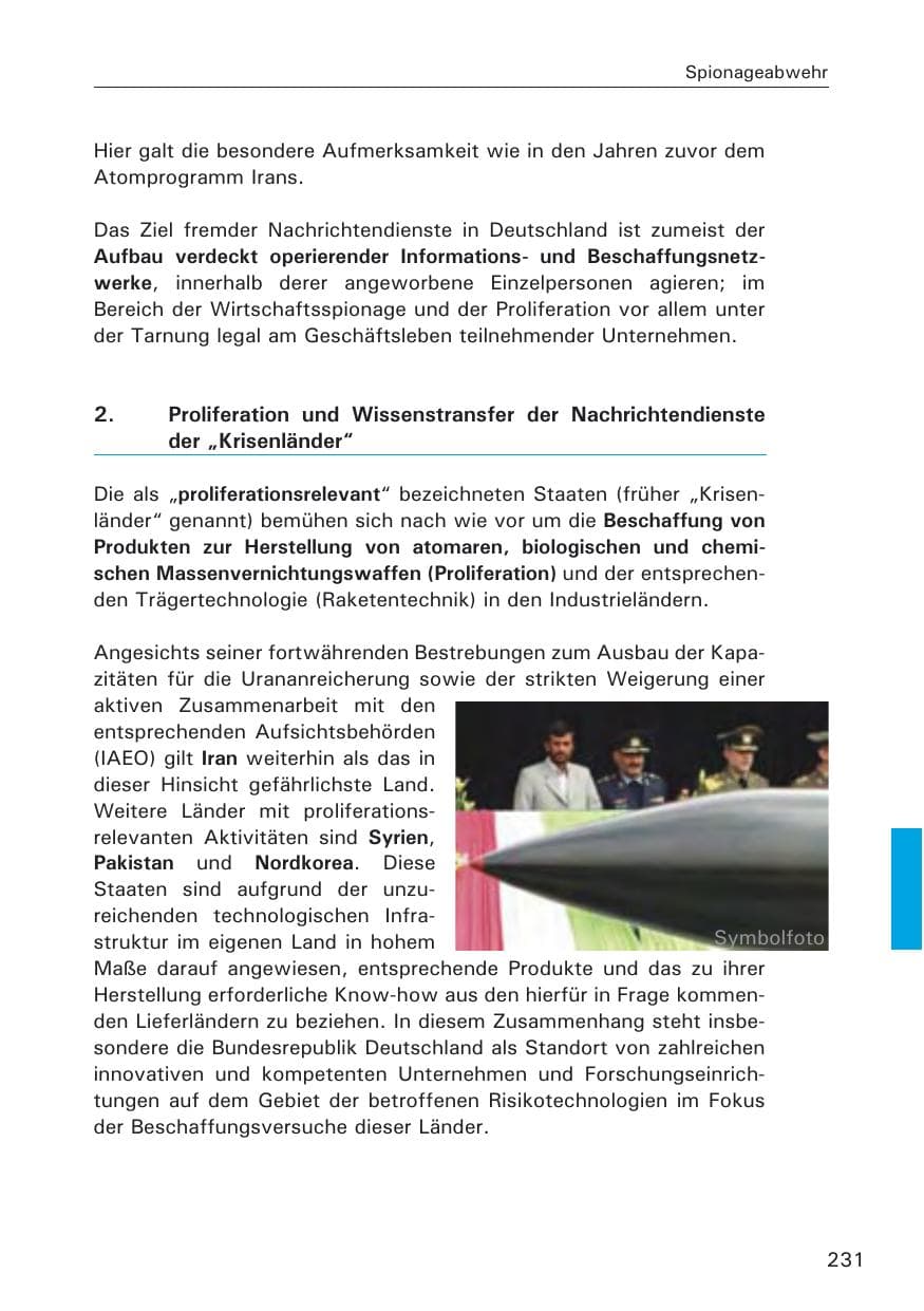 Seite 233 des Verfassungsschutzbericht 2008 Hamburg
