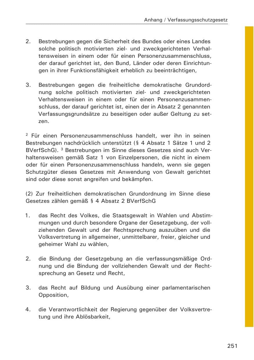 Seite 253 des Verfassungsschutzbericht 2008 Hamburg