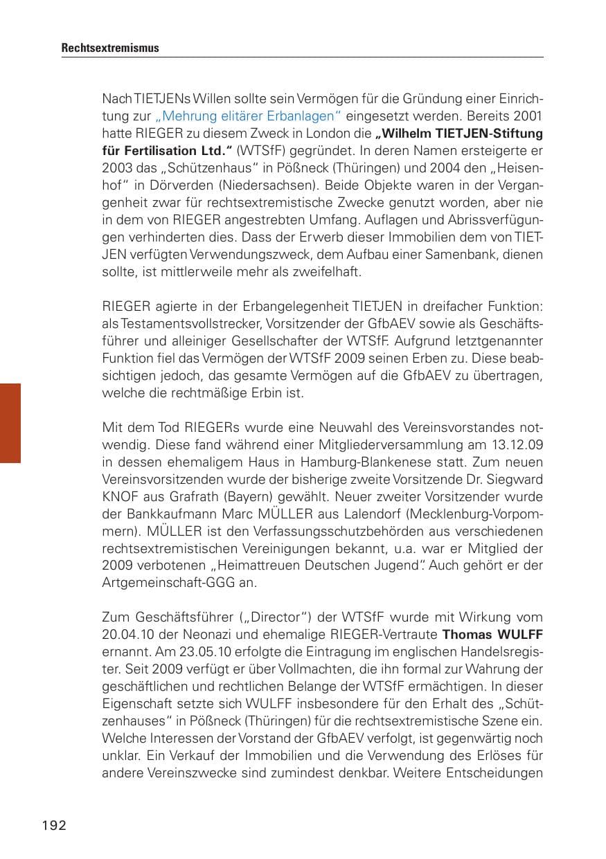 Seite 193 des Verfassungsschutzbericht 2010 Hamburg