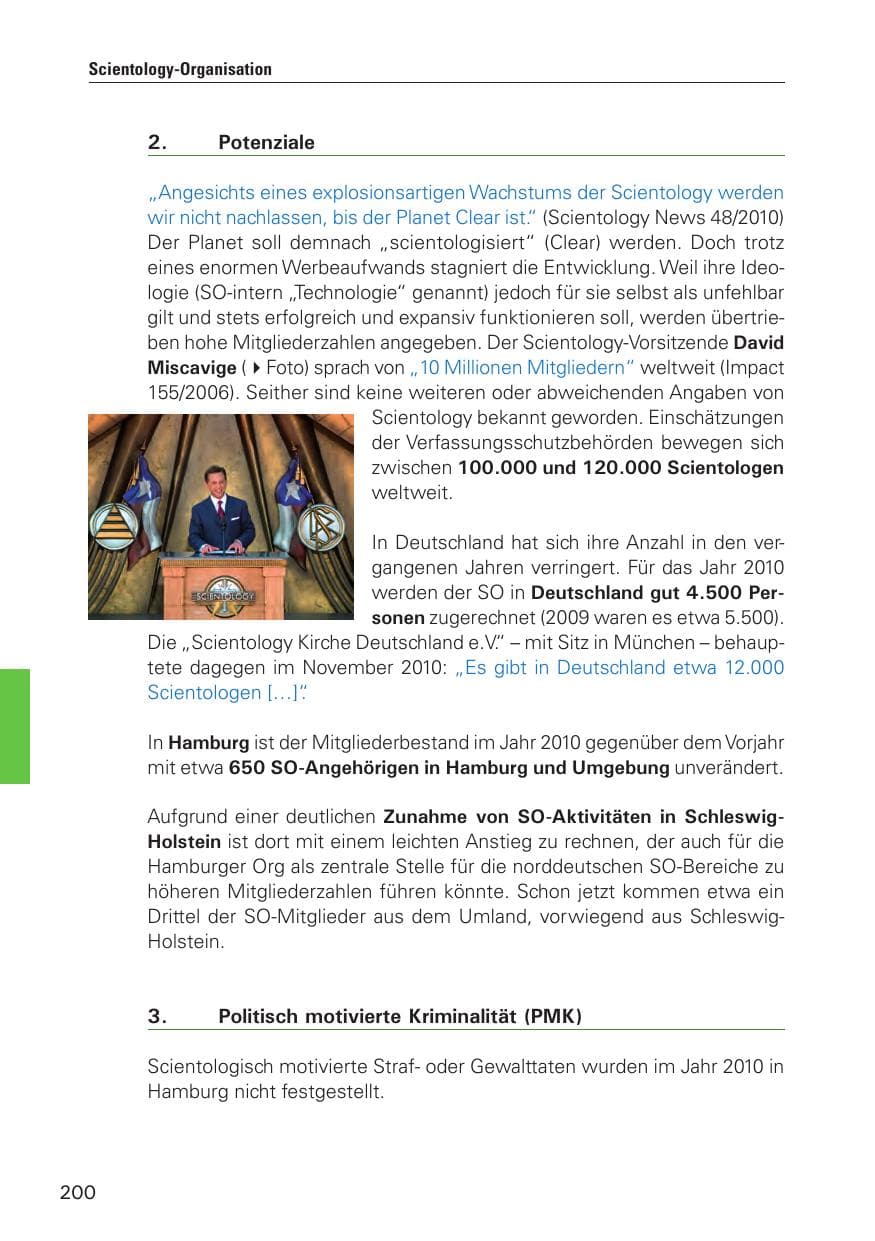 Seite 201 des Verfassungsschutzbericht 2010 Hamburg