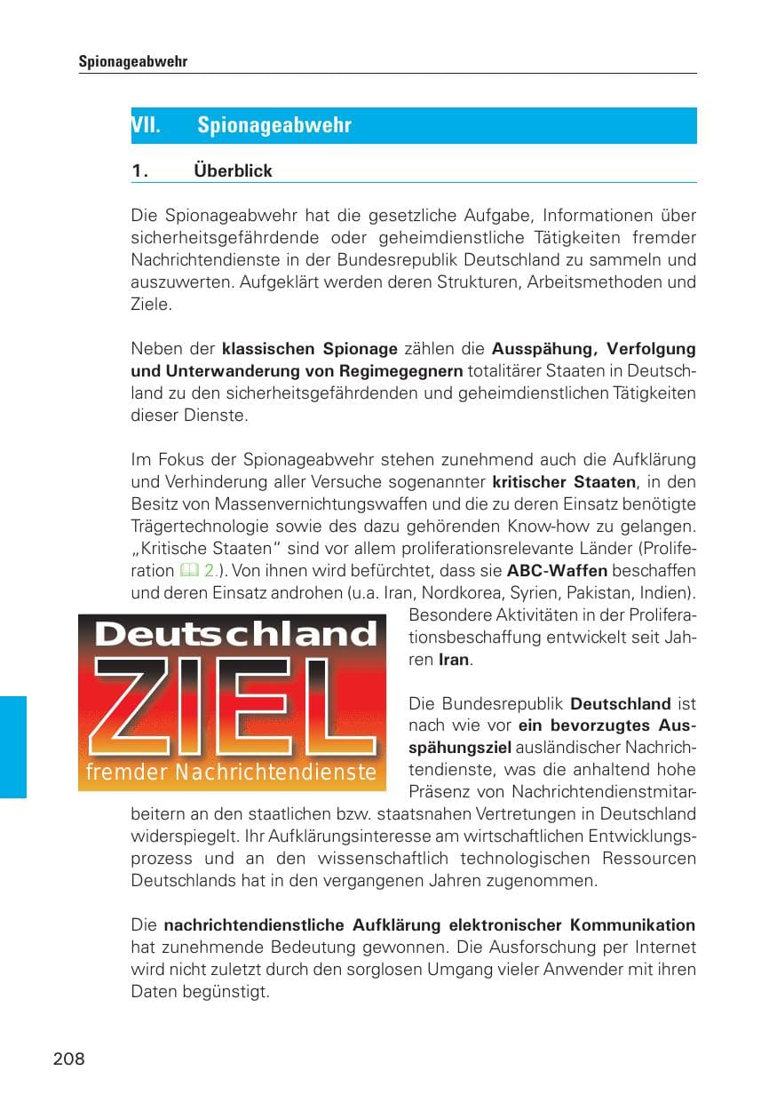 Seite 209 des Verfassungsschutzbericht 2010 Hamburg