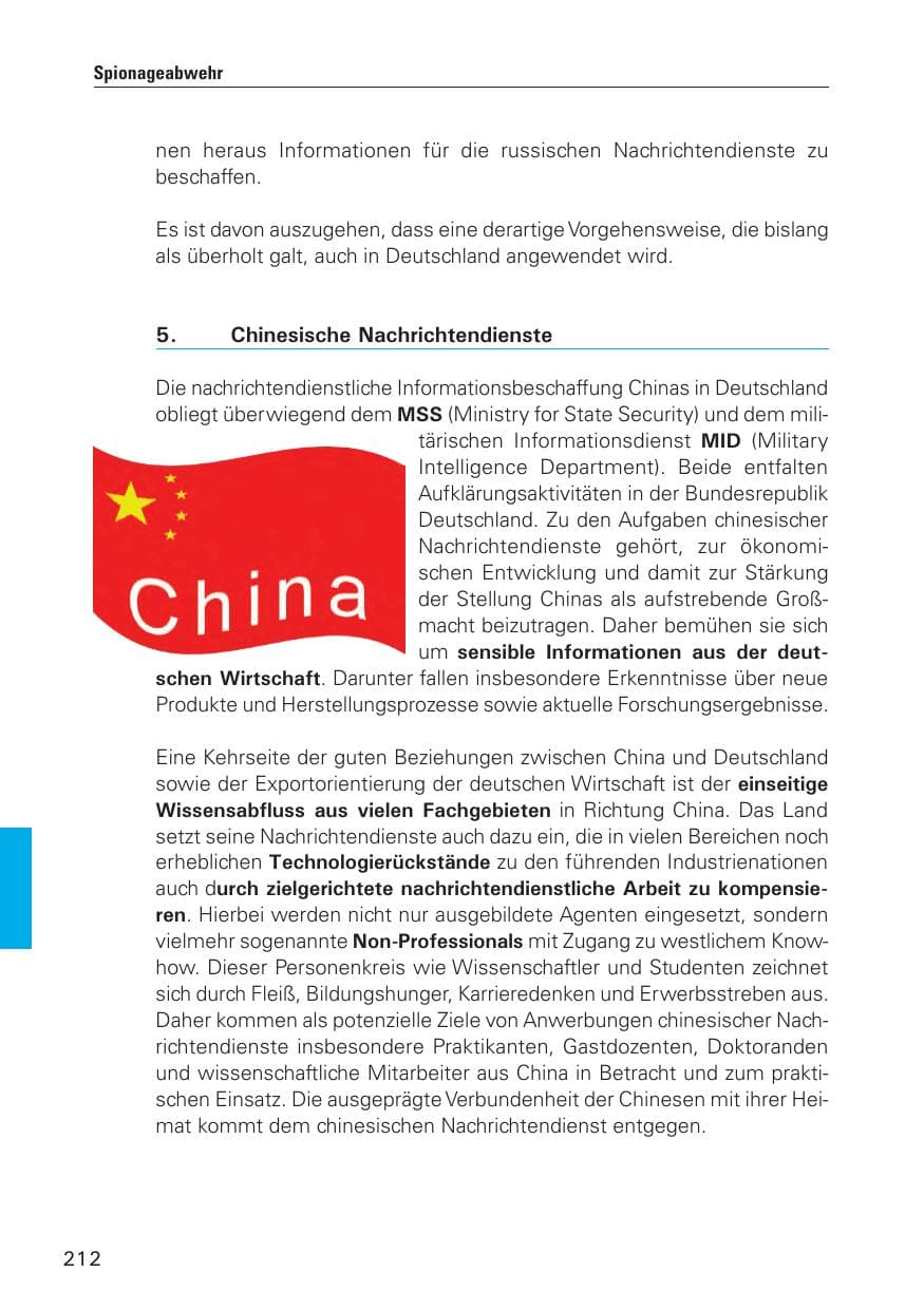 Seite 213 des Verfassungsschutzbericht 2010 Hamburg