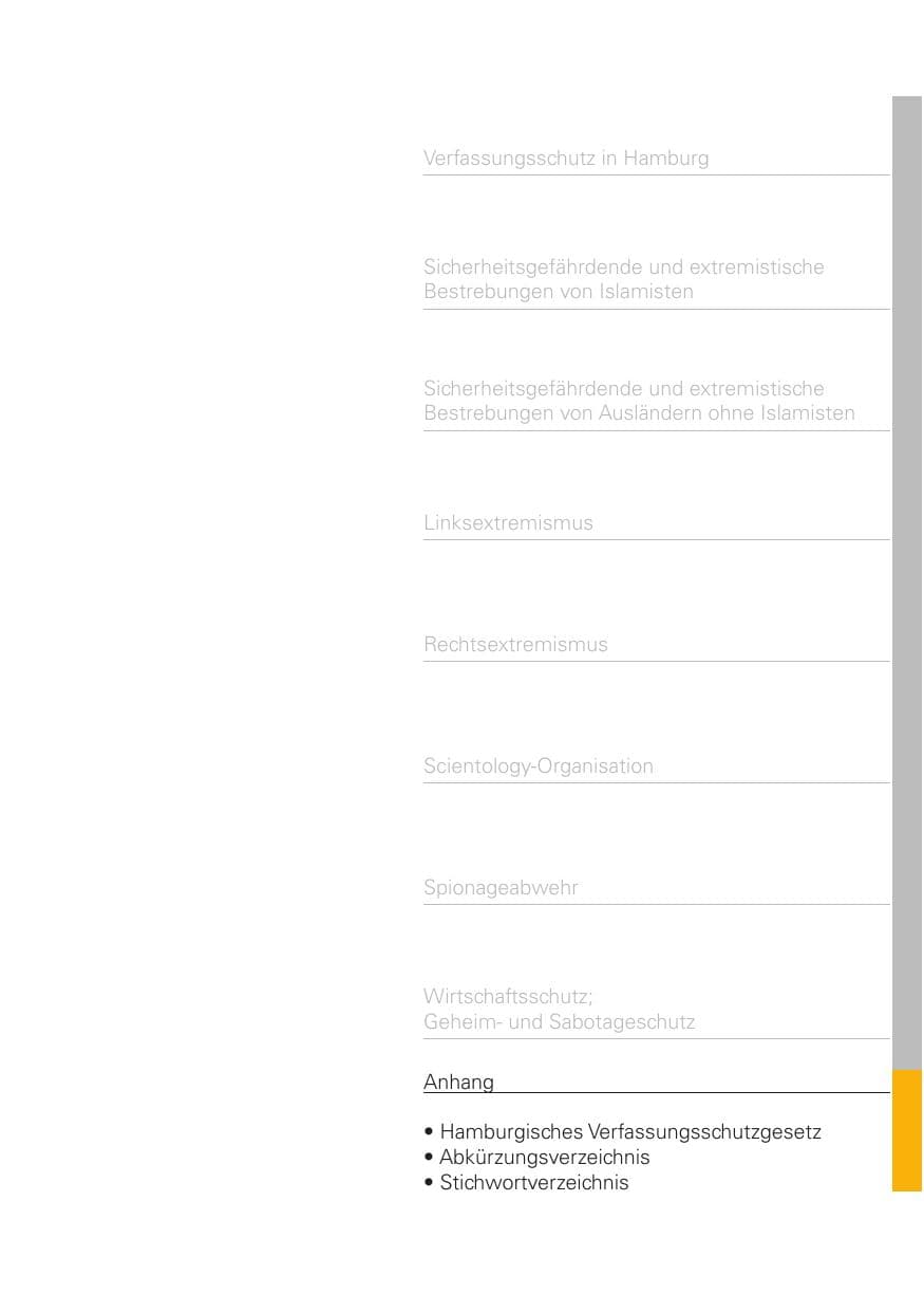 Seite 222 des Verfassungsschutzbericht 2010 Hamburg