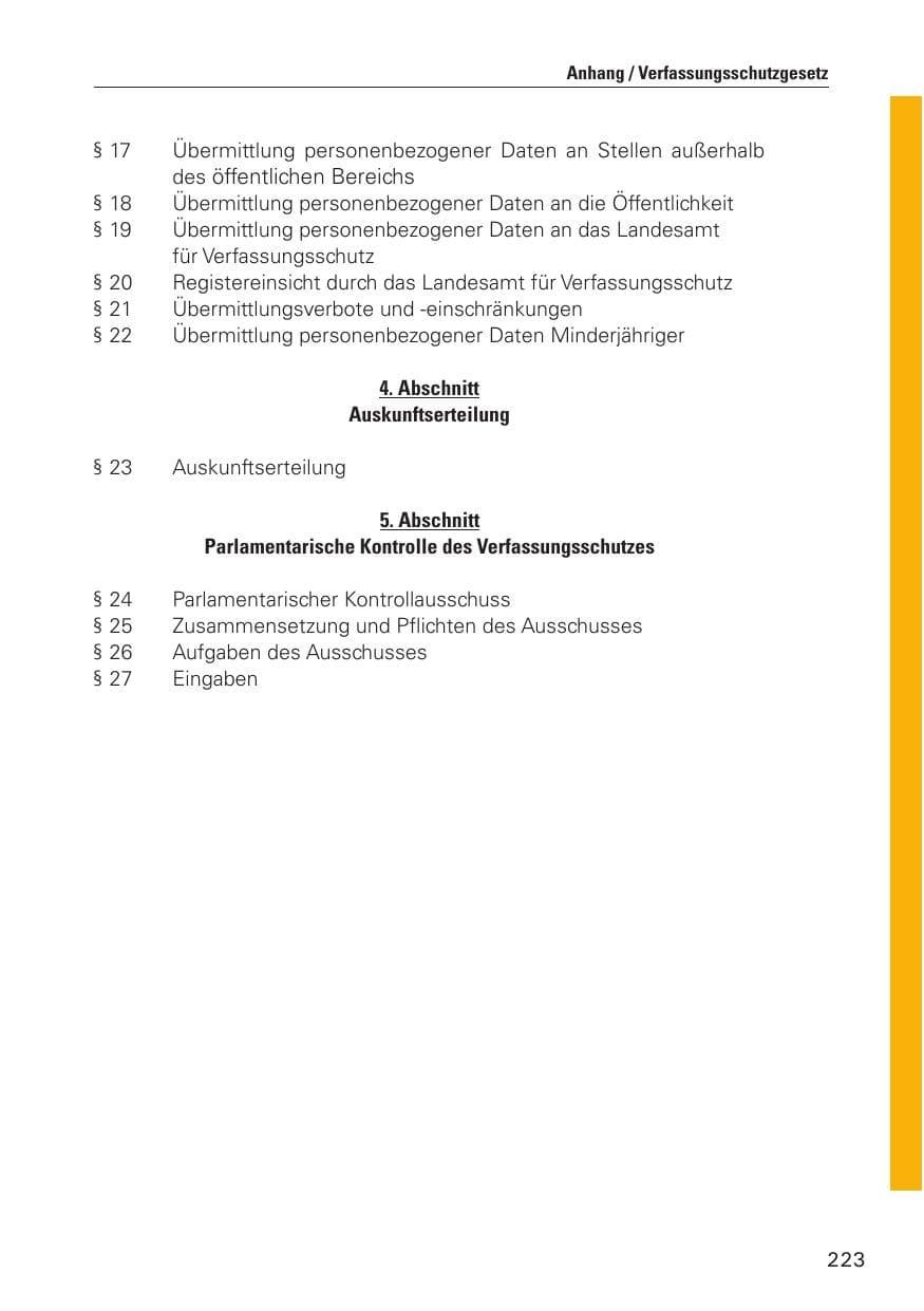Seite 224 des Verfassungsschutzbericht 2010 Hamburg