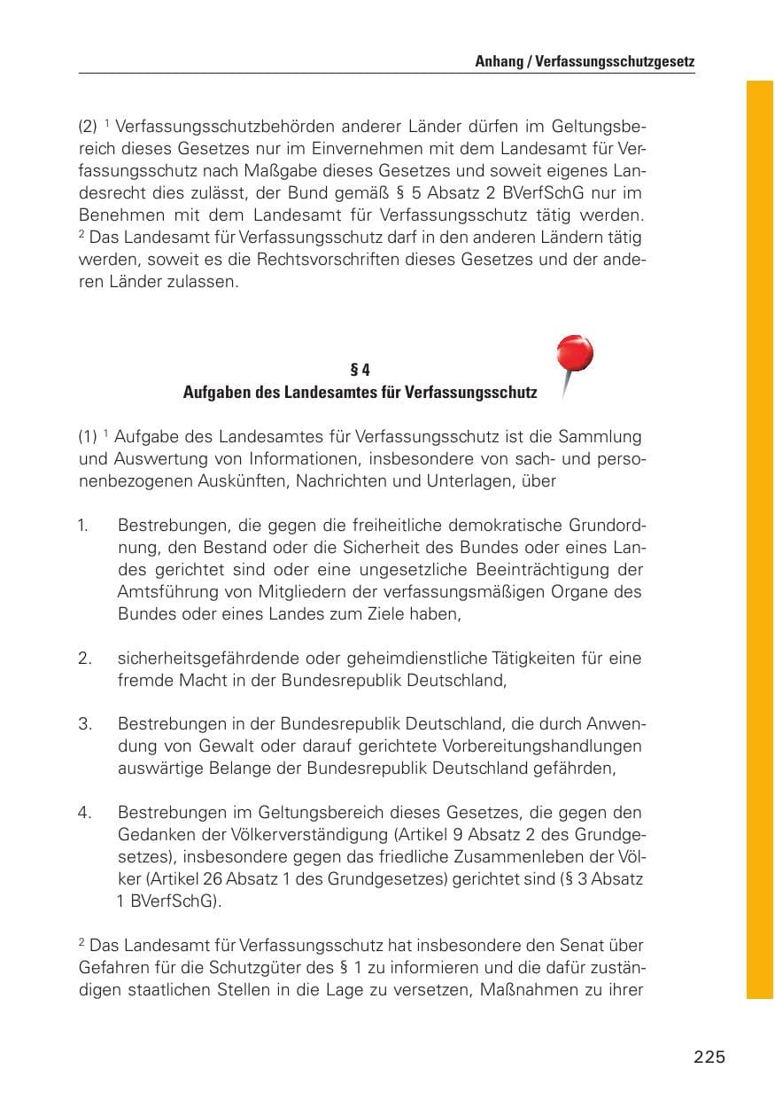 Seite 226 des Verfassungsschutzbericht 2010 Hamburg