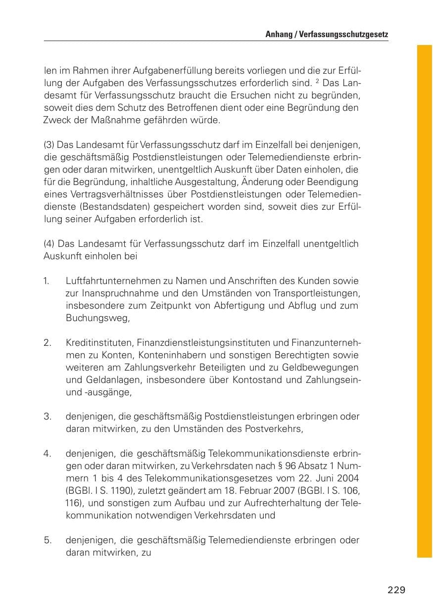 Seite 230 des Verfassungsschutzbericht 2010 Hamburg