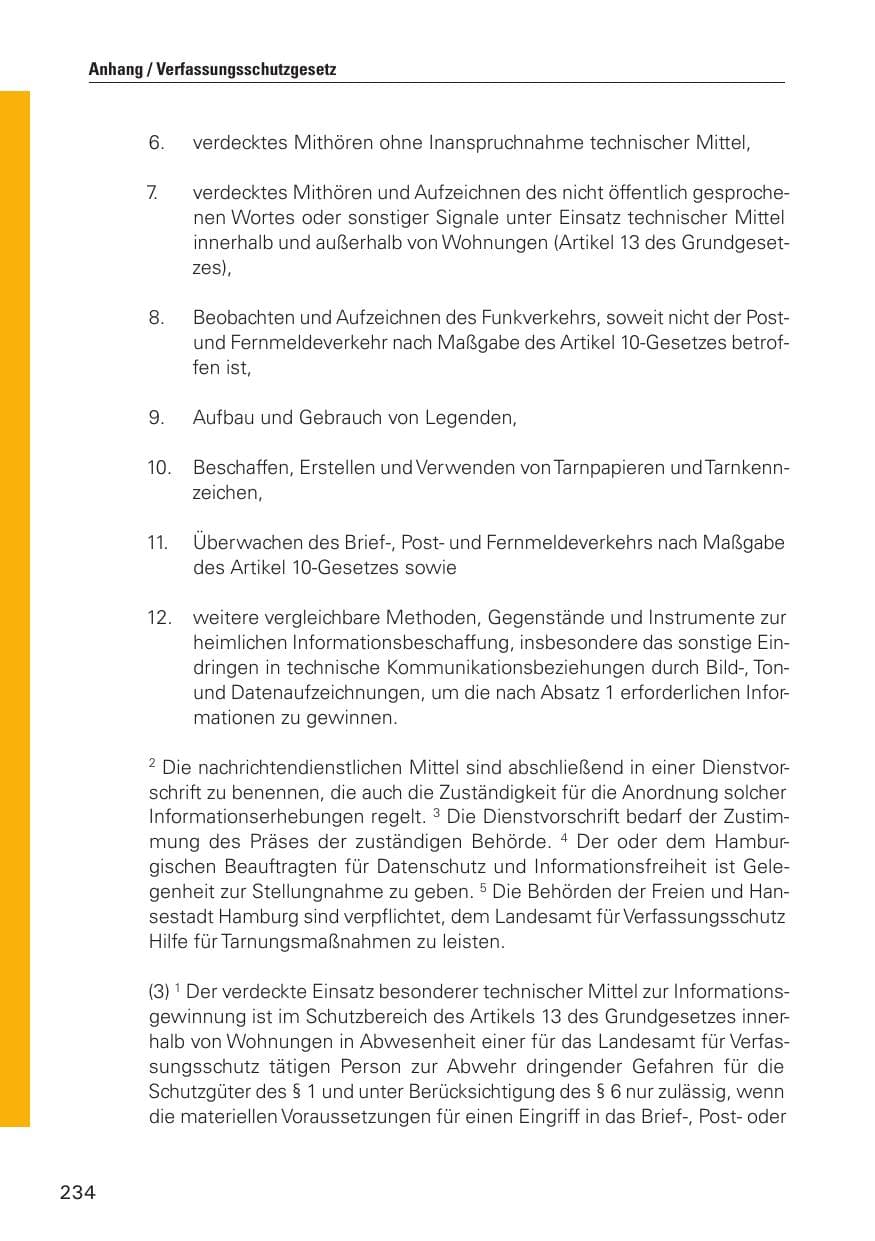 Seite 235 des Verfassungsschutzbericht 2010 Hamburg