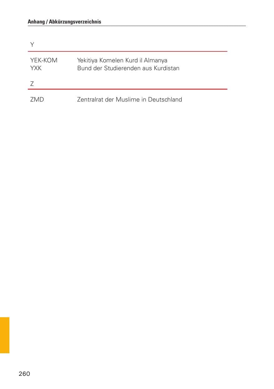Seite 261 des Verfassungsschutzbericht 2010 Hamburg