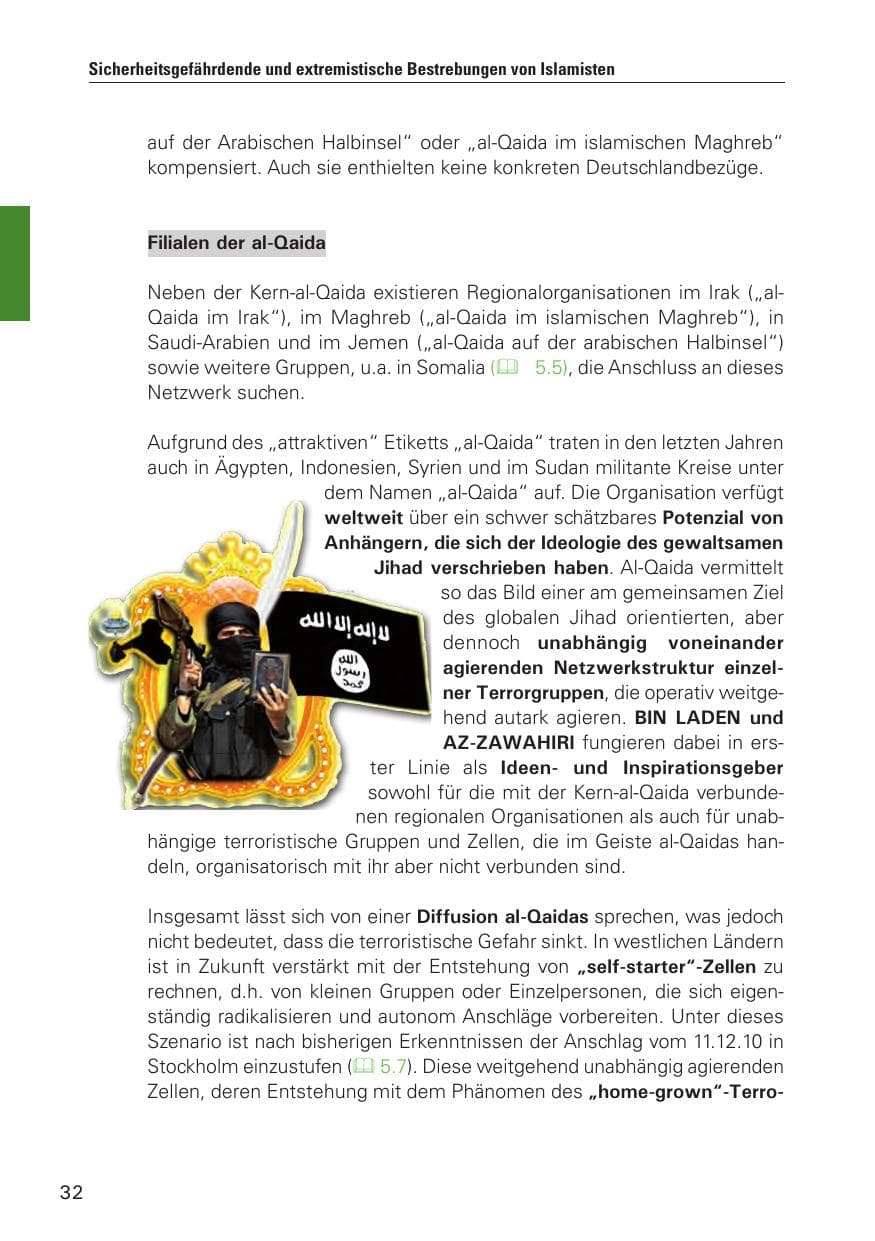 Seite 33 des Verfassungsschutzbericht 2010 Hamburg