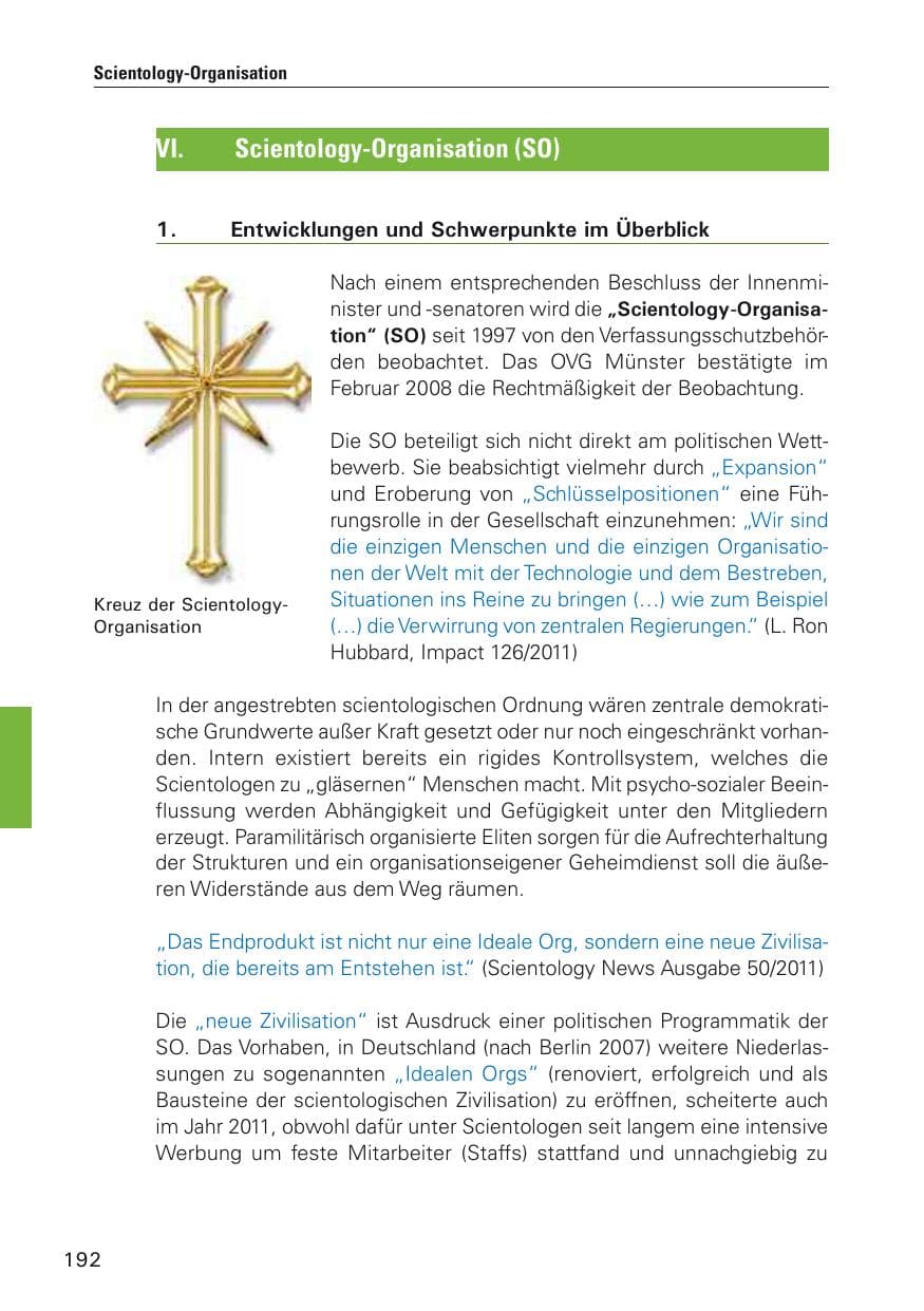 Seite 193 des Verfassungsschutzbericht 2011 Hamburg