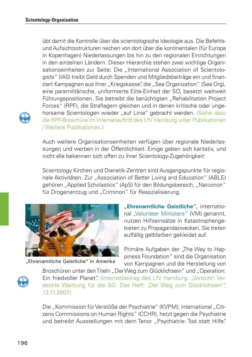 Seite 197 des Verfassungsschutzbericht 2011 Hamburg