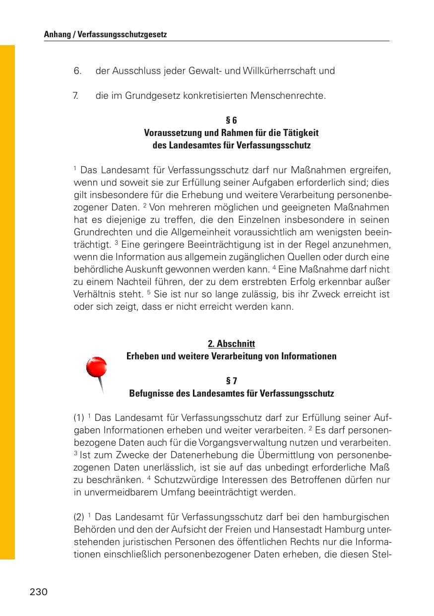 Seite 231 des Verfassungsschutzbericht 2011 Hamburg