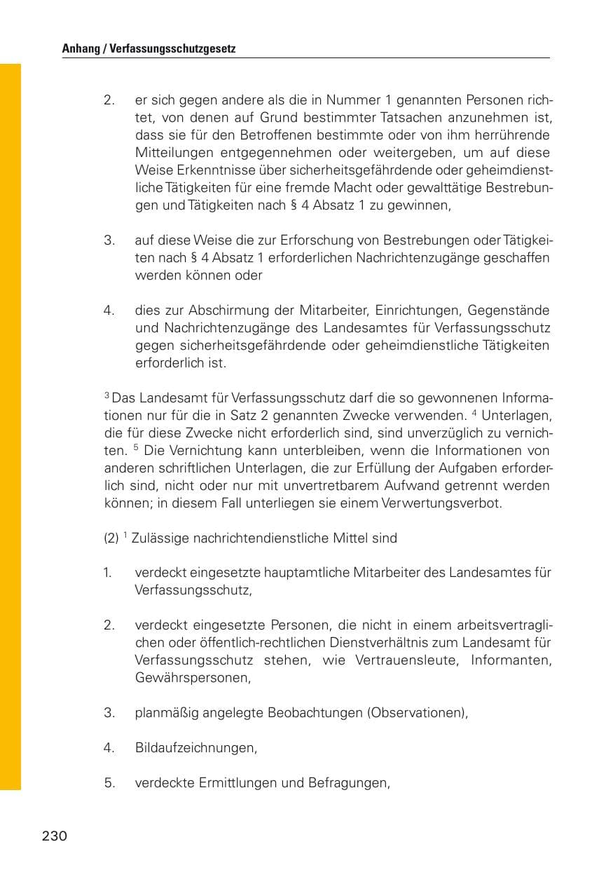 Seite 231 des Verfassungsschutzbericht 2012 Hamburg