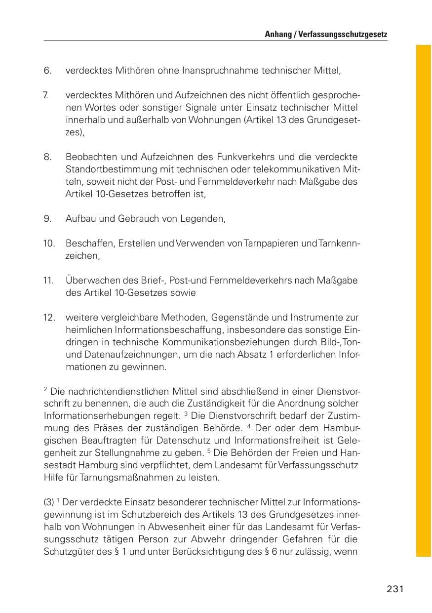 Seite 232 des Verfassungsschutzbericht 2012 Hamburg