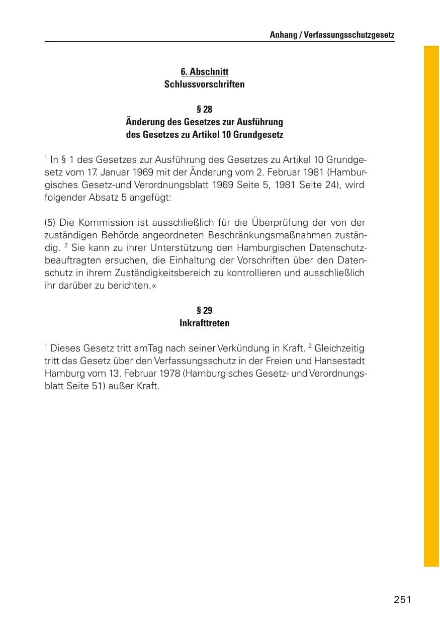 Seite 252 des Verfassungsschutzbericht 2012 Hamburg