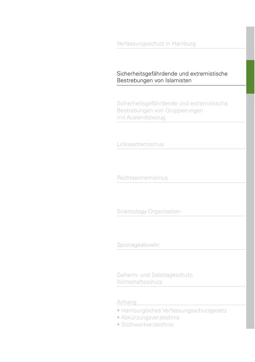 Seite 28 des Verfassungsschutzbericht 2012 Hamburg