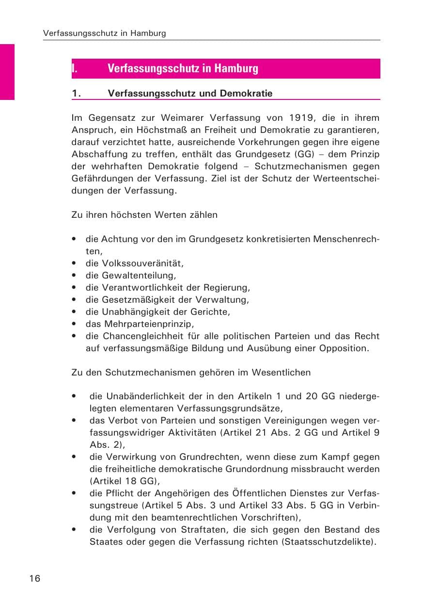 Seite 17 des Verfassungsschutzbericht 2013 Hamburg