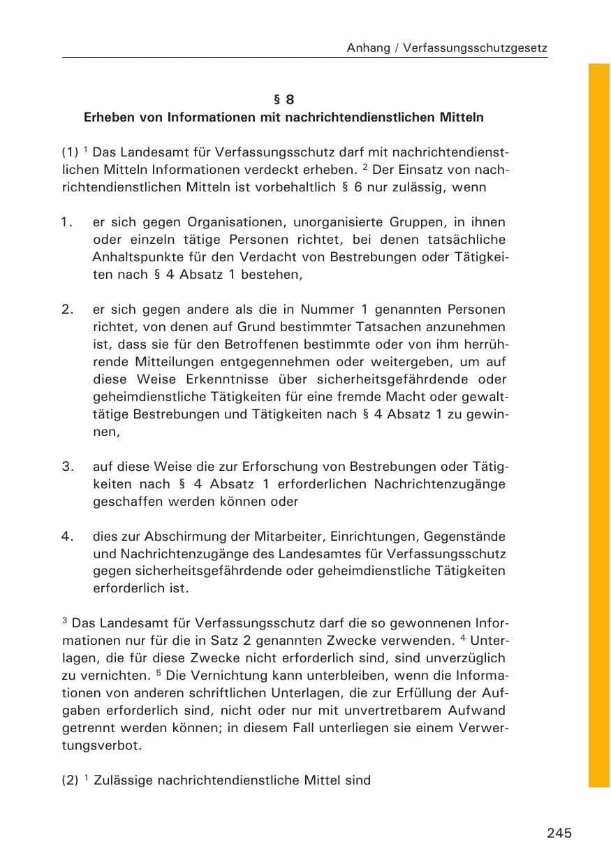 Seite 246 des Verfassungsschutzbericht 2013 Hamburg
